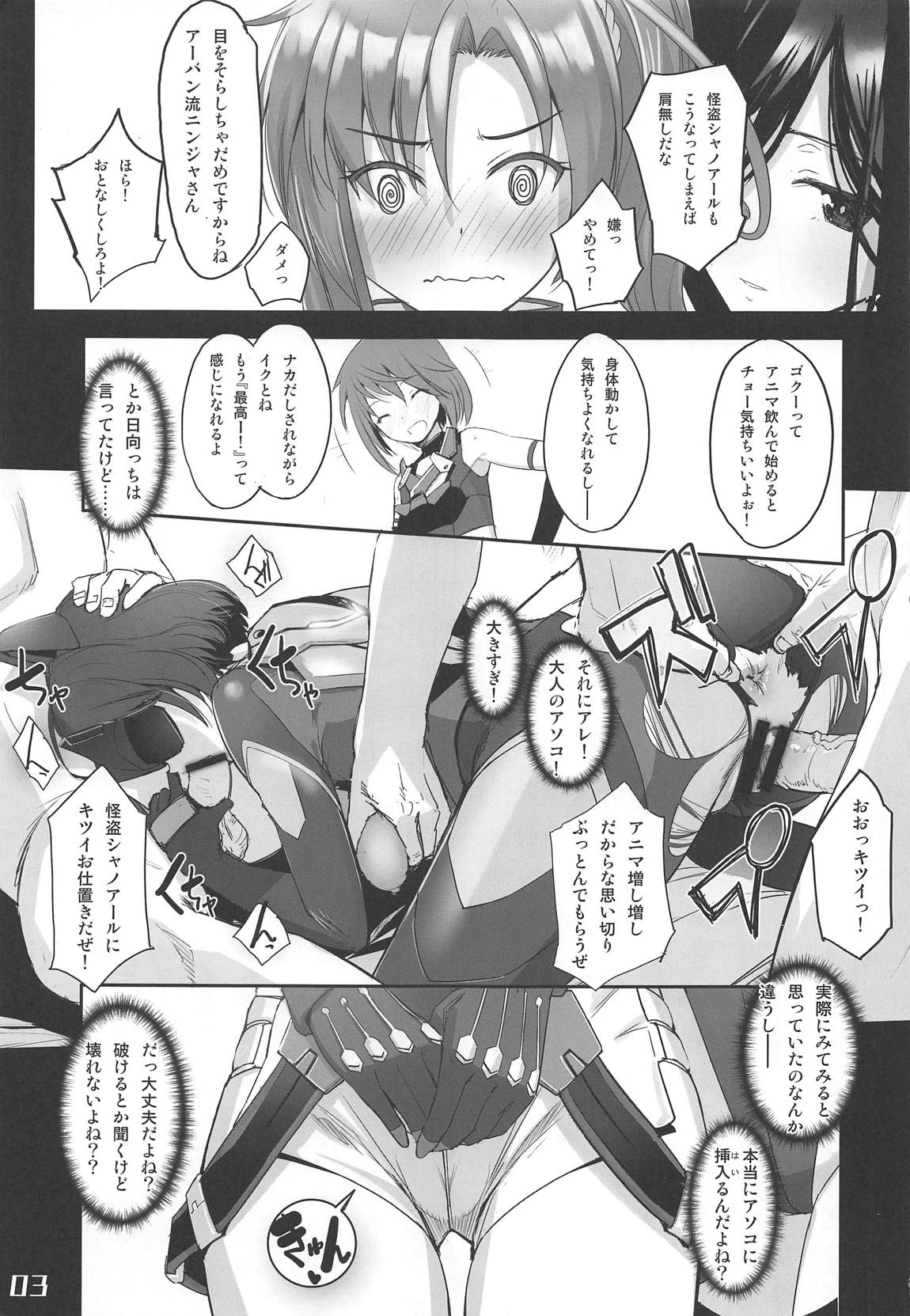 成子坂製作所艶戯録3 『チーム：NPtS編』 2ページ