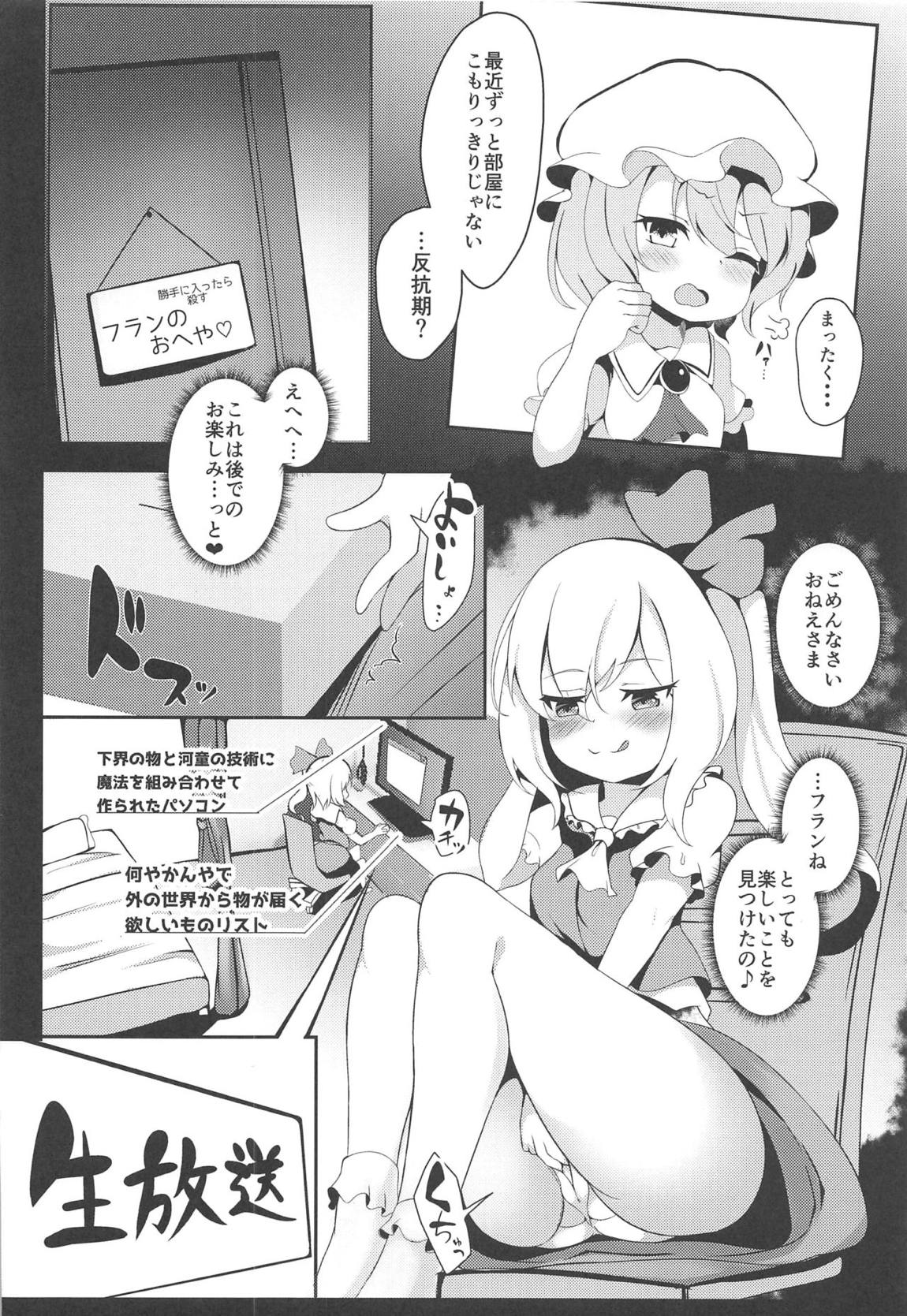 配信外！あの人気ユー〇ューバーフランドールのヒミツ 5ページ