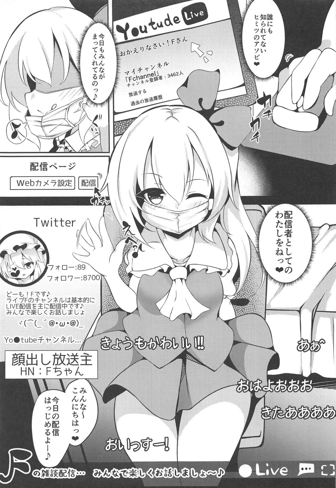 配信外！あの人気ユー〇ューバーフランドールのヒミツ 6ページ