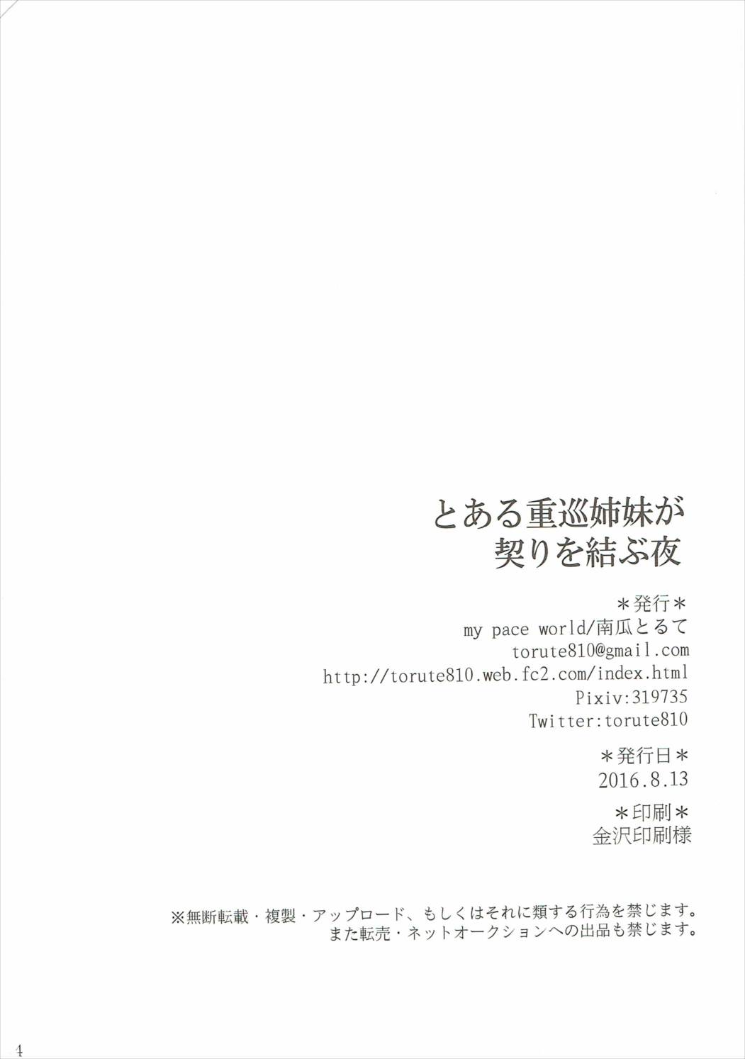とある重巡姉妹が契りを結ぶ夜 33ページ