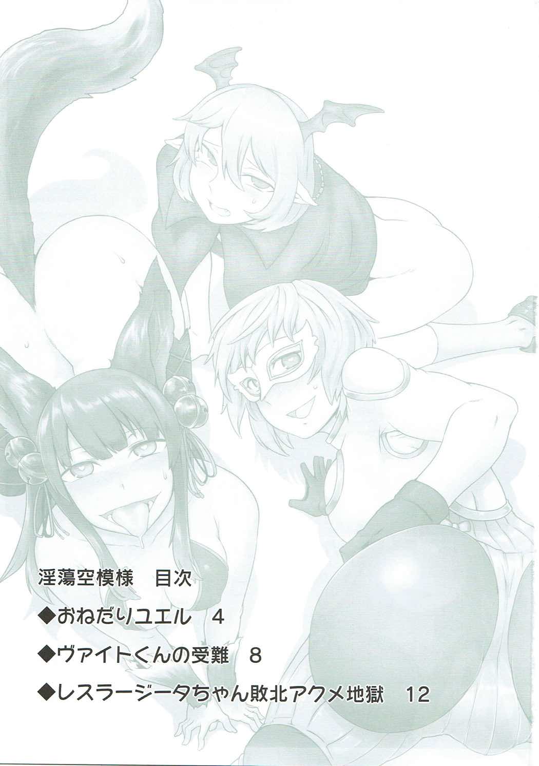 淫蕩空模様 2ページ
