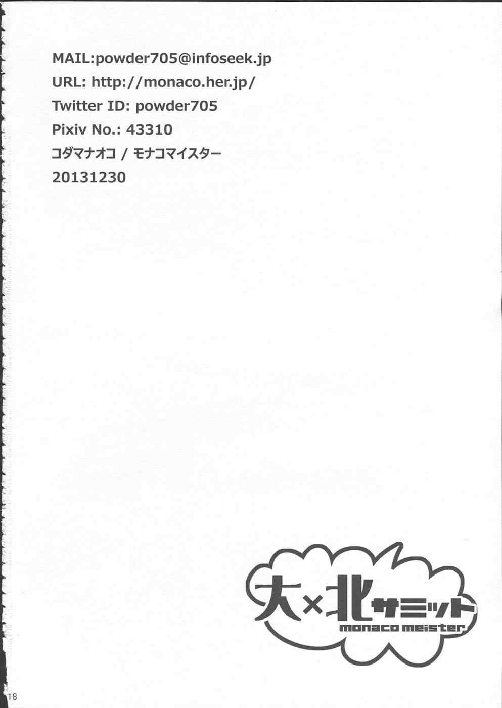 大×北サミット 18ページ