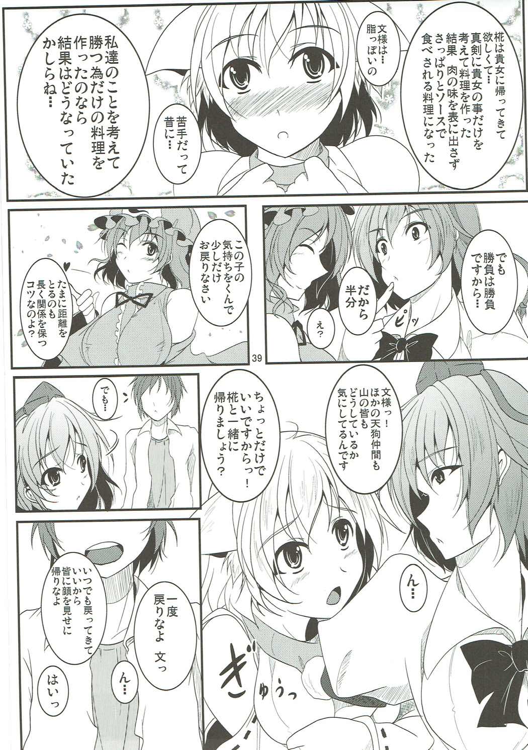 文と椛の肉料理勝負！ 40ページ