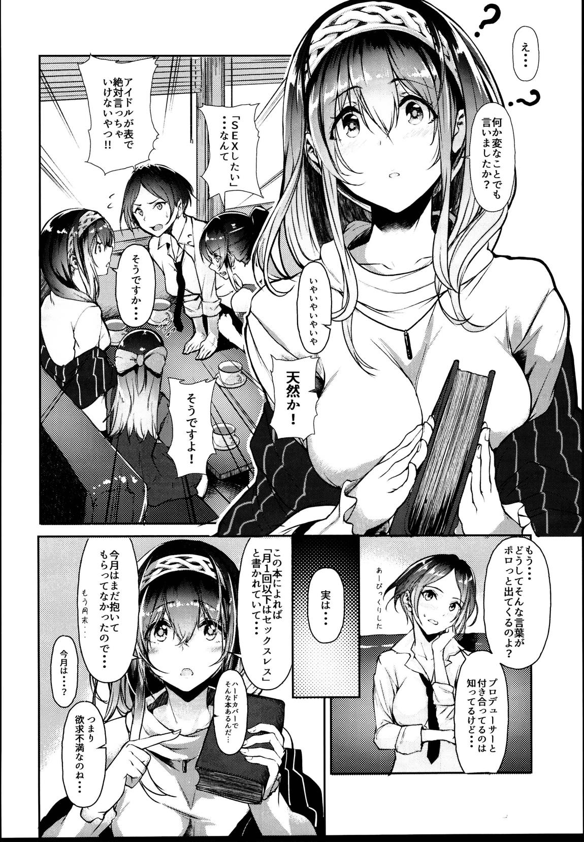 鷺沢文香はSEXしたい 3ページ