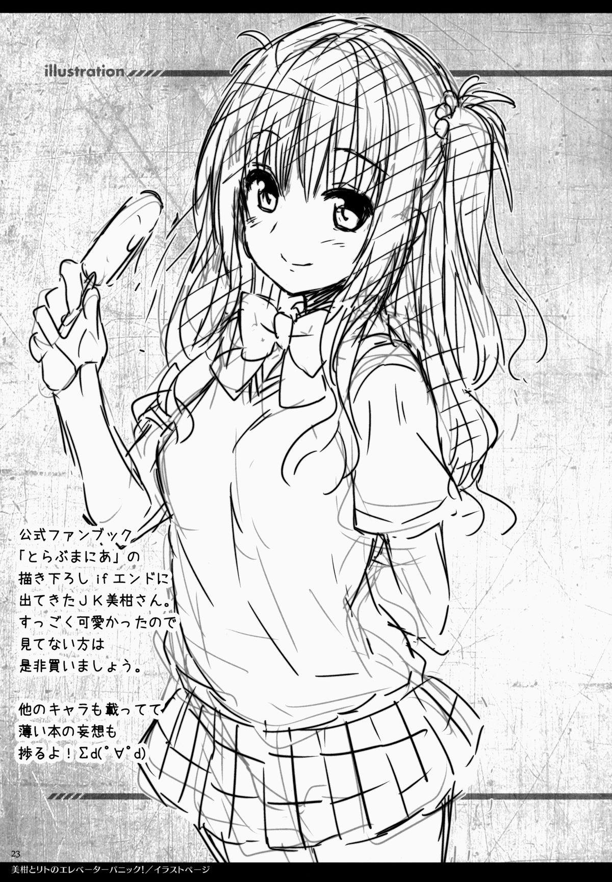 美柑とリトのエレベーターパニック！ 22ページ