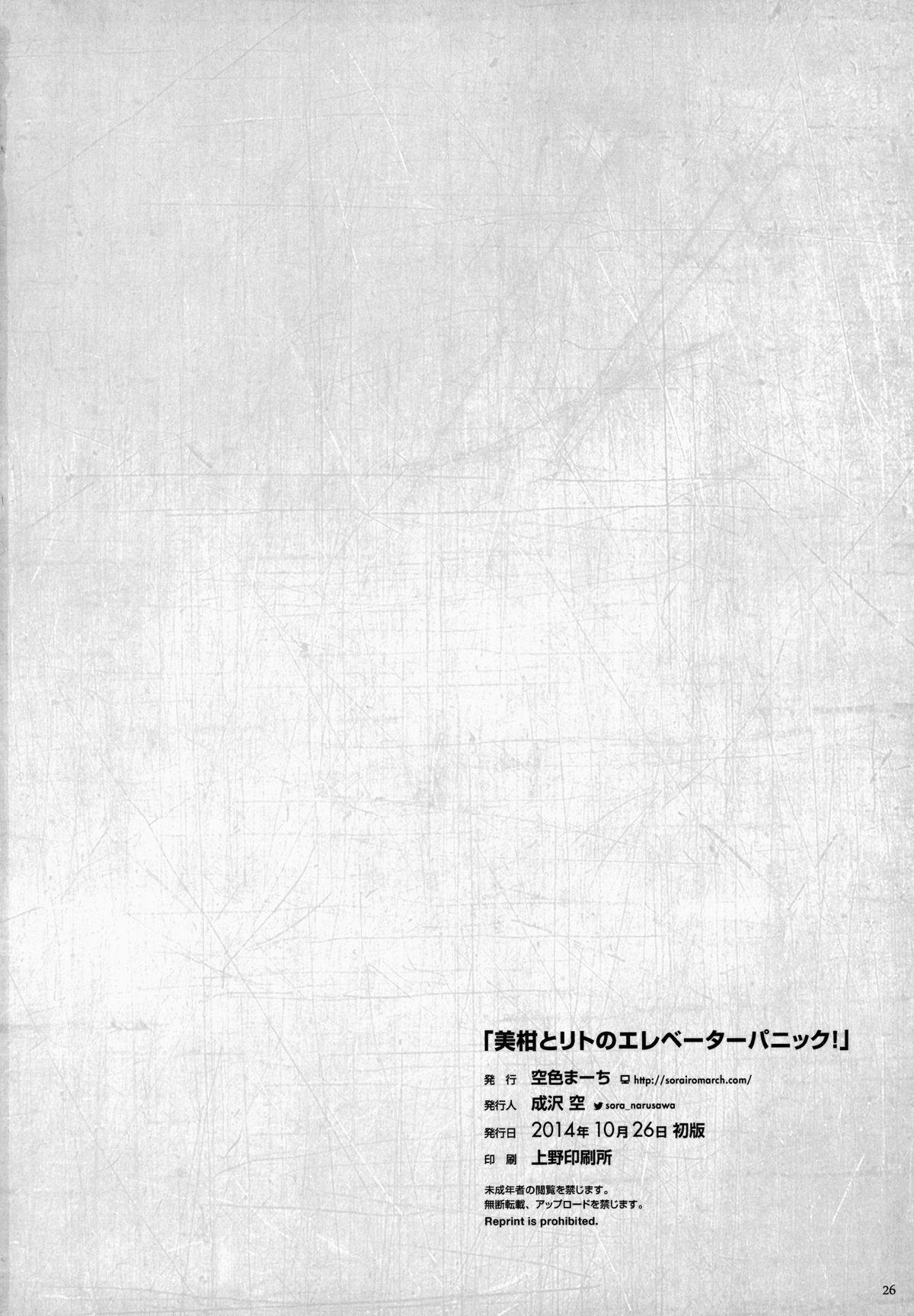 美柑とリトのエレベーターパニック！ 25ページ