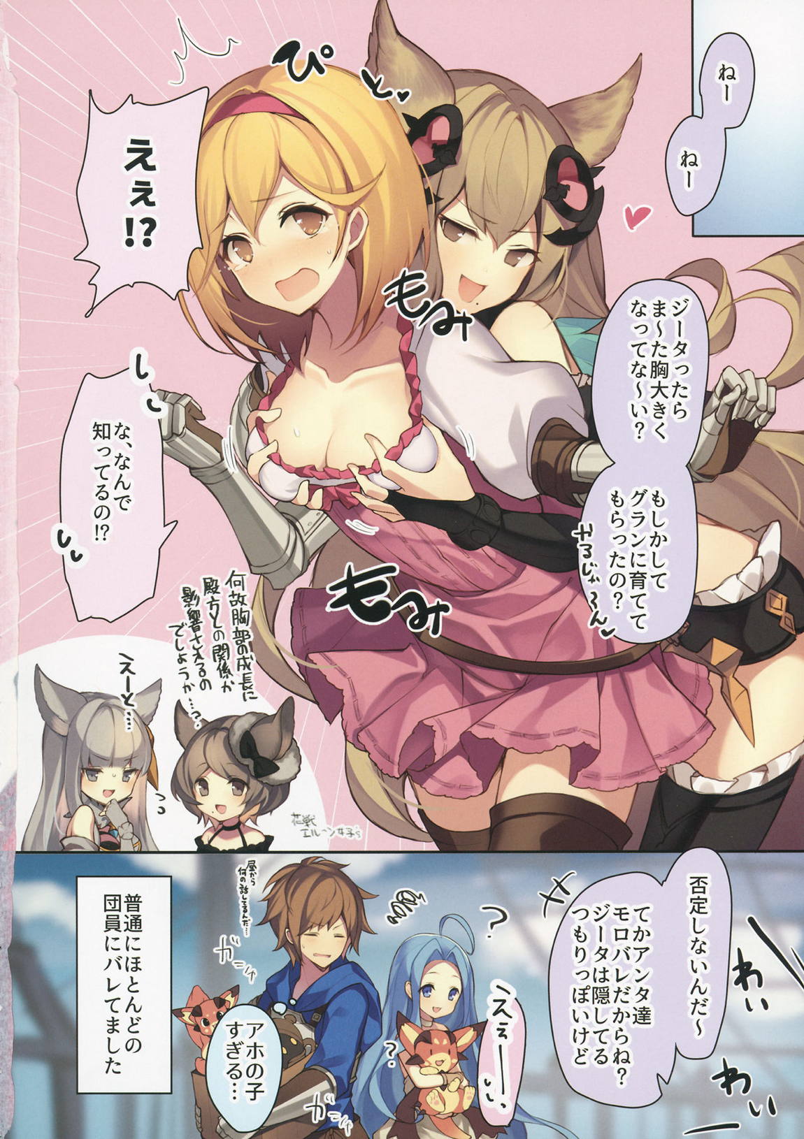 ドクターグランくんの黒手袋と魔法戦士ジータちゃんの黒ニーソめっちゃすこすこBOOK 15ページ
