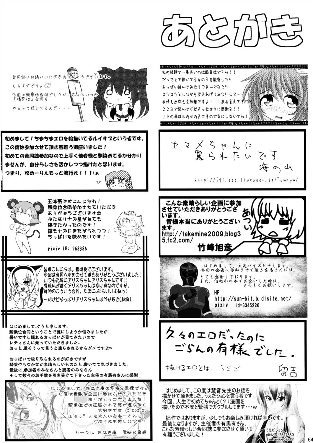 騎乗領土 – 東方騎乗位合同誌 63ページ