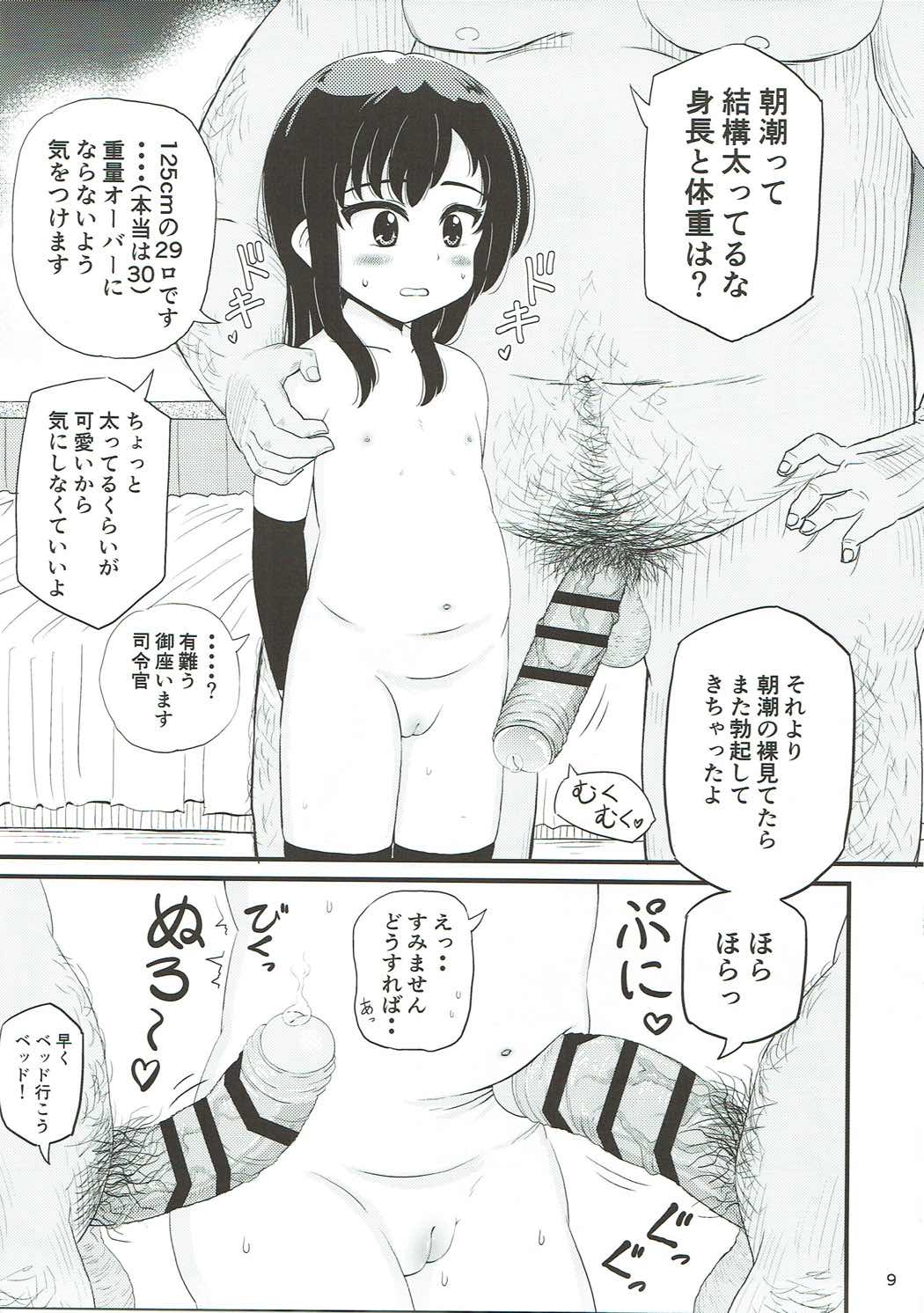 朝潮とべろべろいちゃラブちゅっちゅする本 8ページ