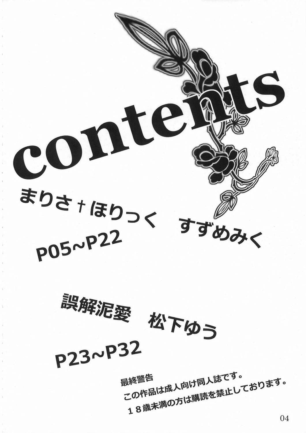 まりさ☆ほりっくなさま～うぉ～ず 3ページ