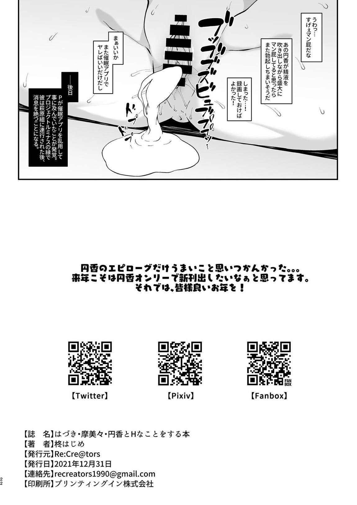 はづき・摩美々・円香とHなことをする本 21ページ