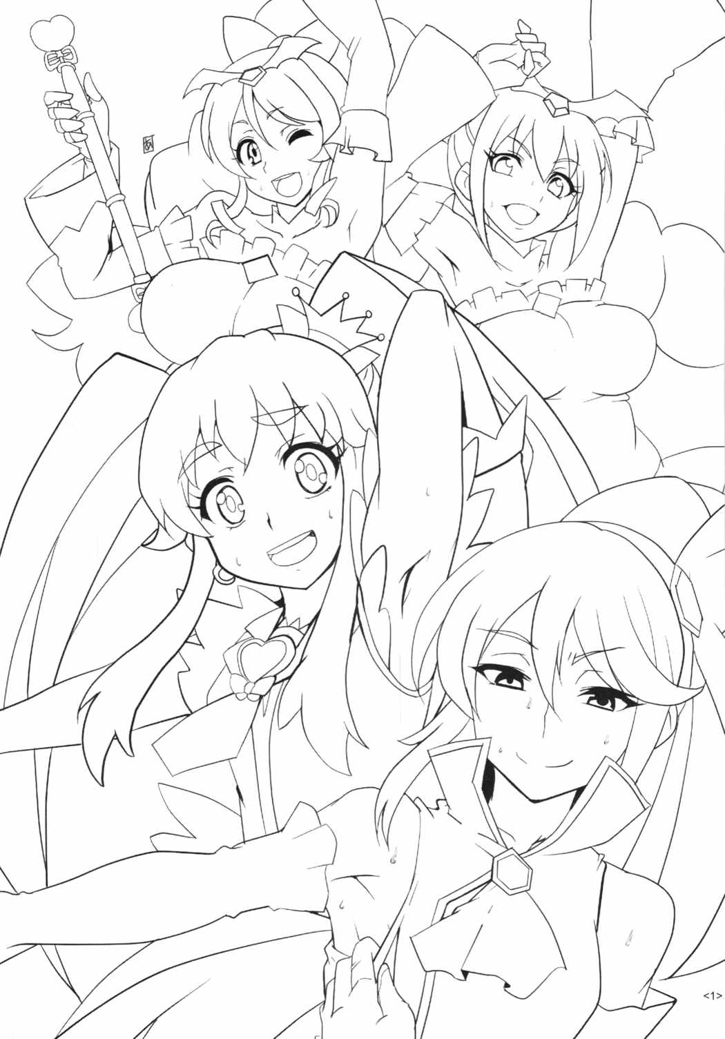 プリキュアはいいにおいがする。 3ページ