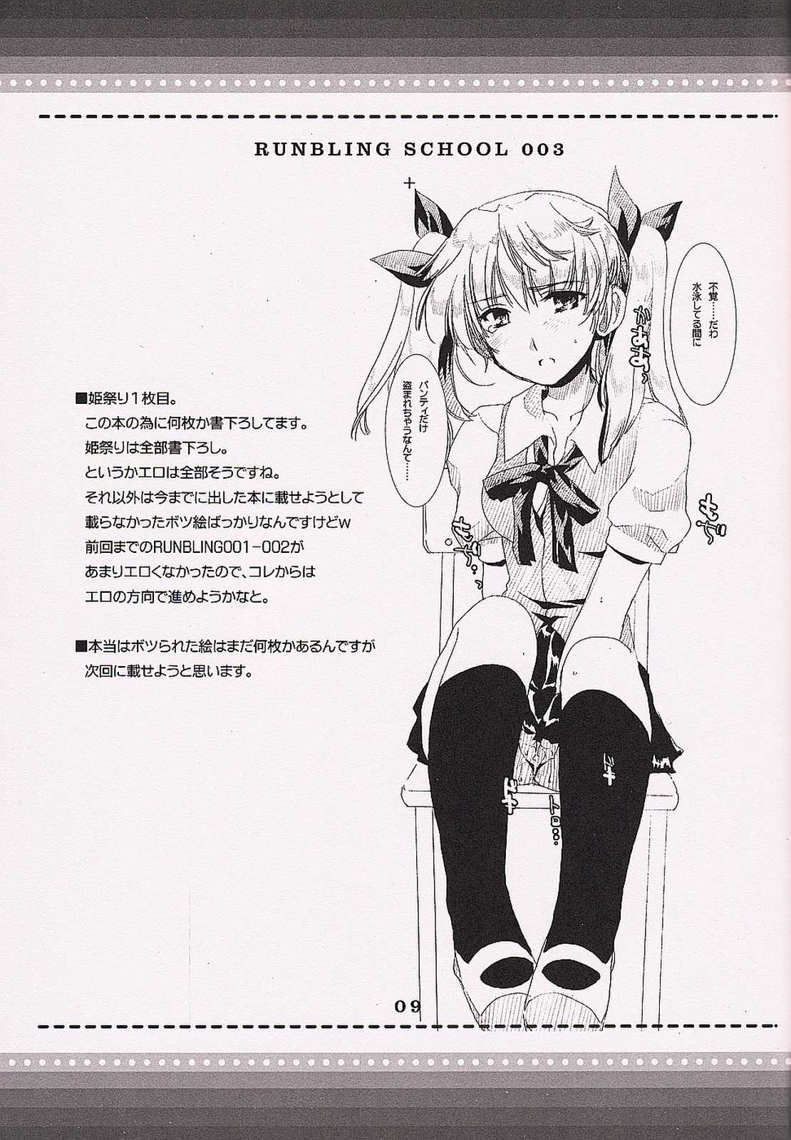 RUNBLING SCHOOL vol：003 姫祭りプラス号 8ページ