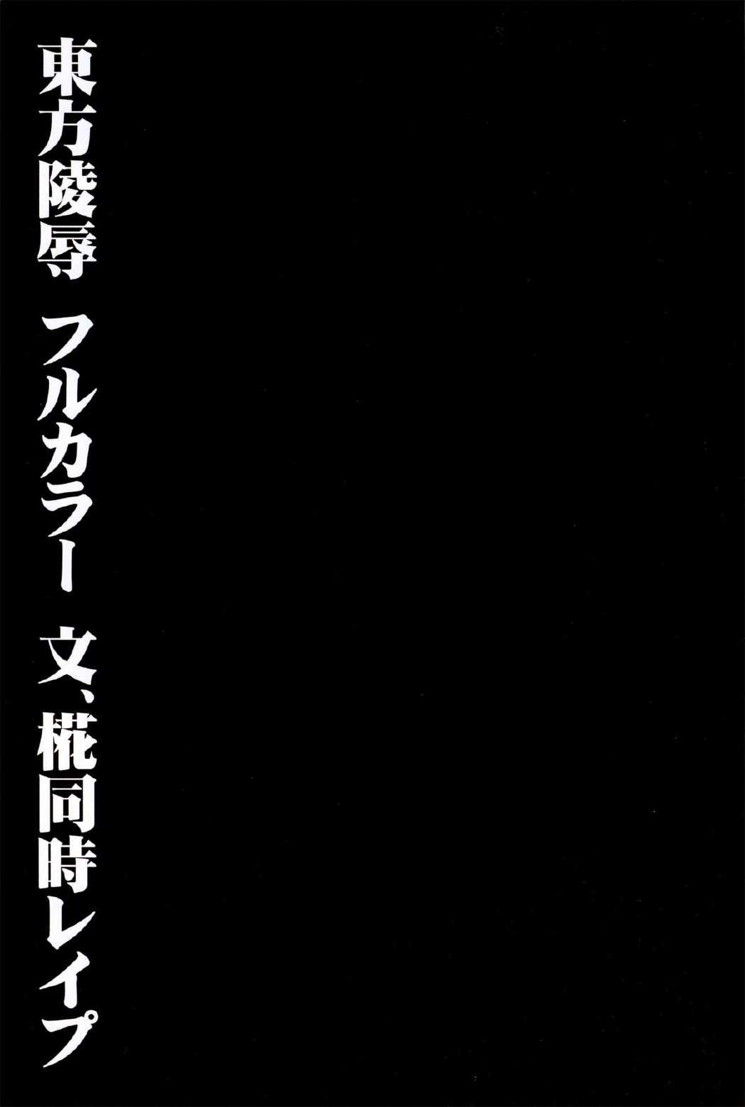 東方陵辱28　文、椛同時レイプ 3ページ