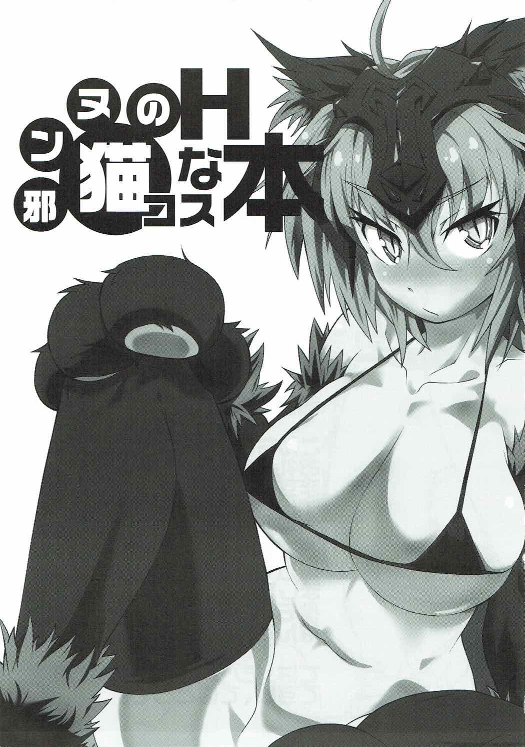 邪ンヌのHな猫コス本 2ページ