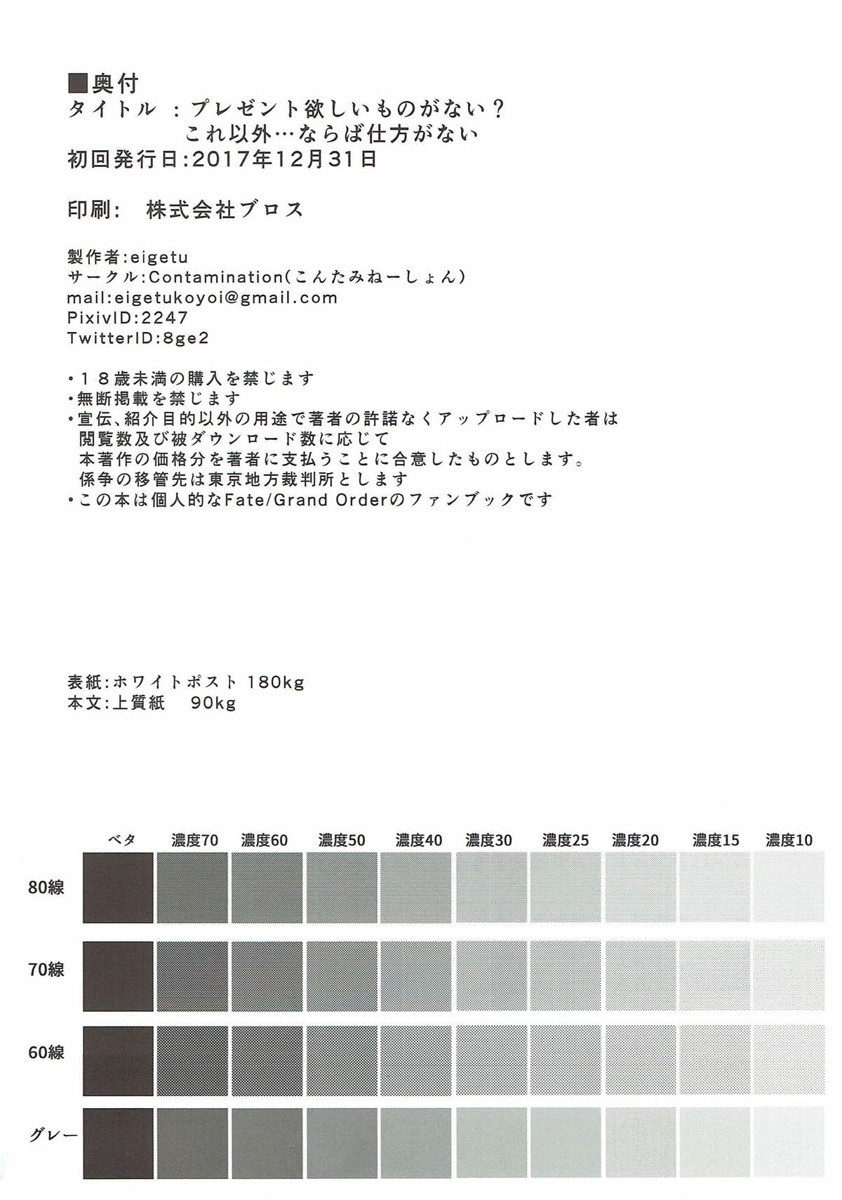 プレゼントが気に入らない？これ以外･･･ならば仕方がない 17ページ