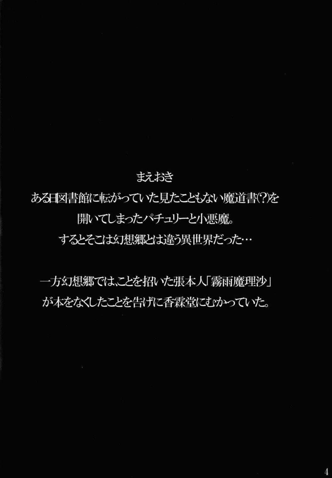 魔女っ娘パチュリーたん蜜 4ページ