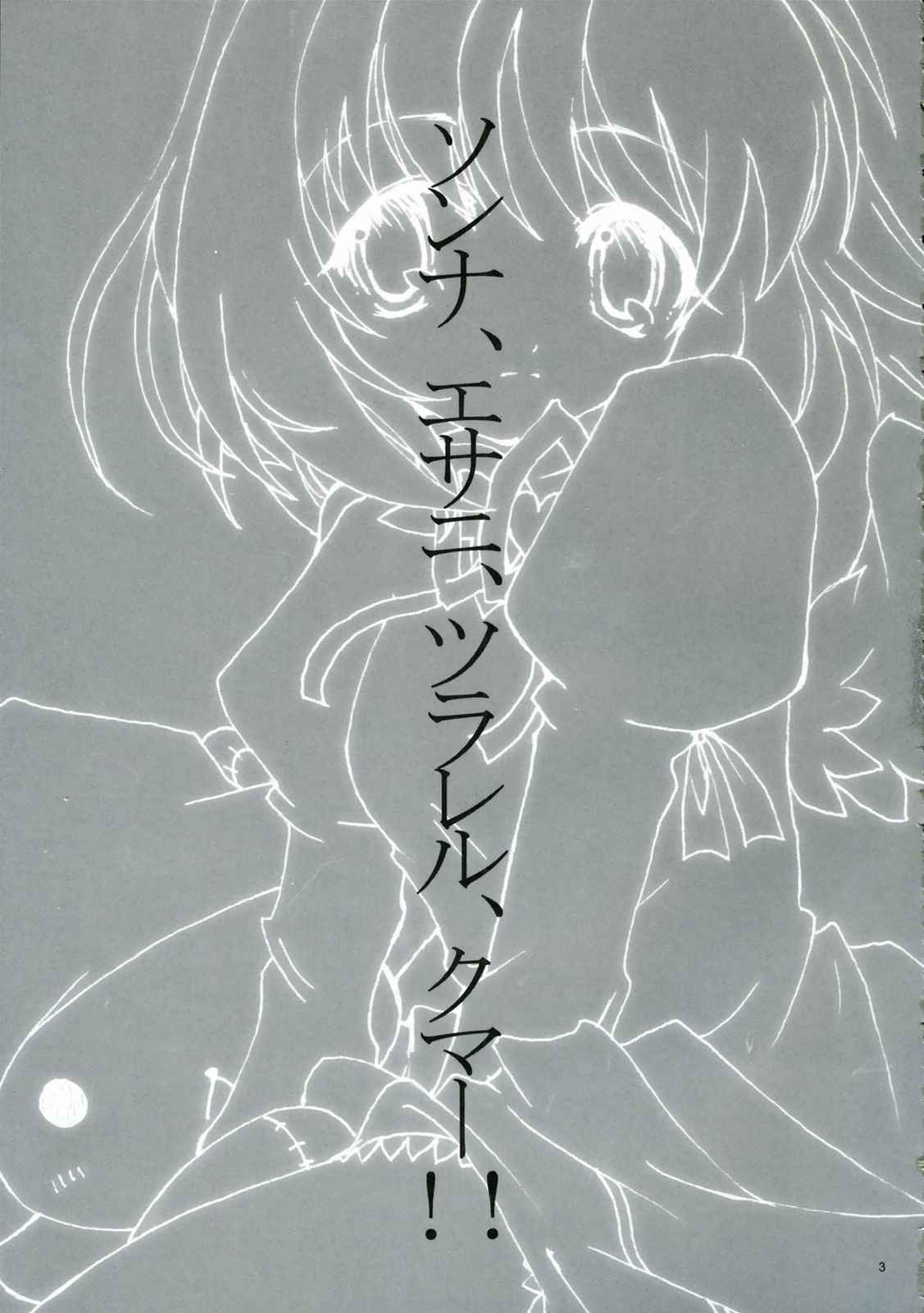 ソンナ、エサニ、ツラレル、クマー!! 2ページ