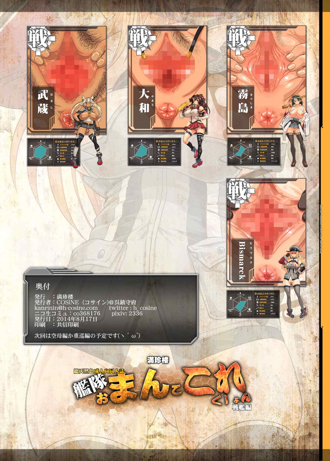艦隊おまんここれくしょん戦艦編 17ページ