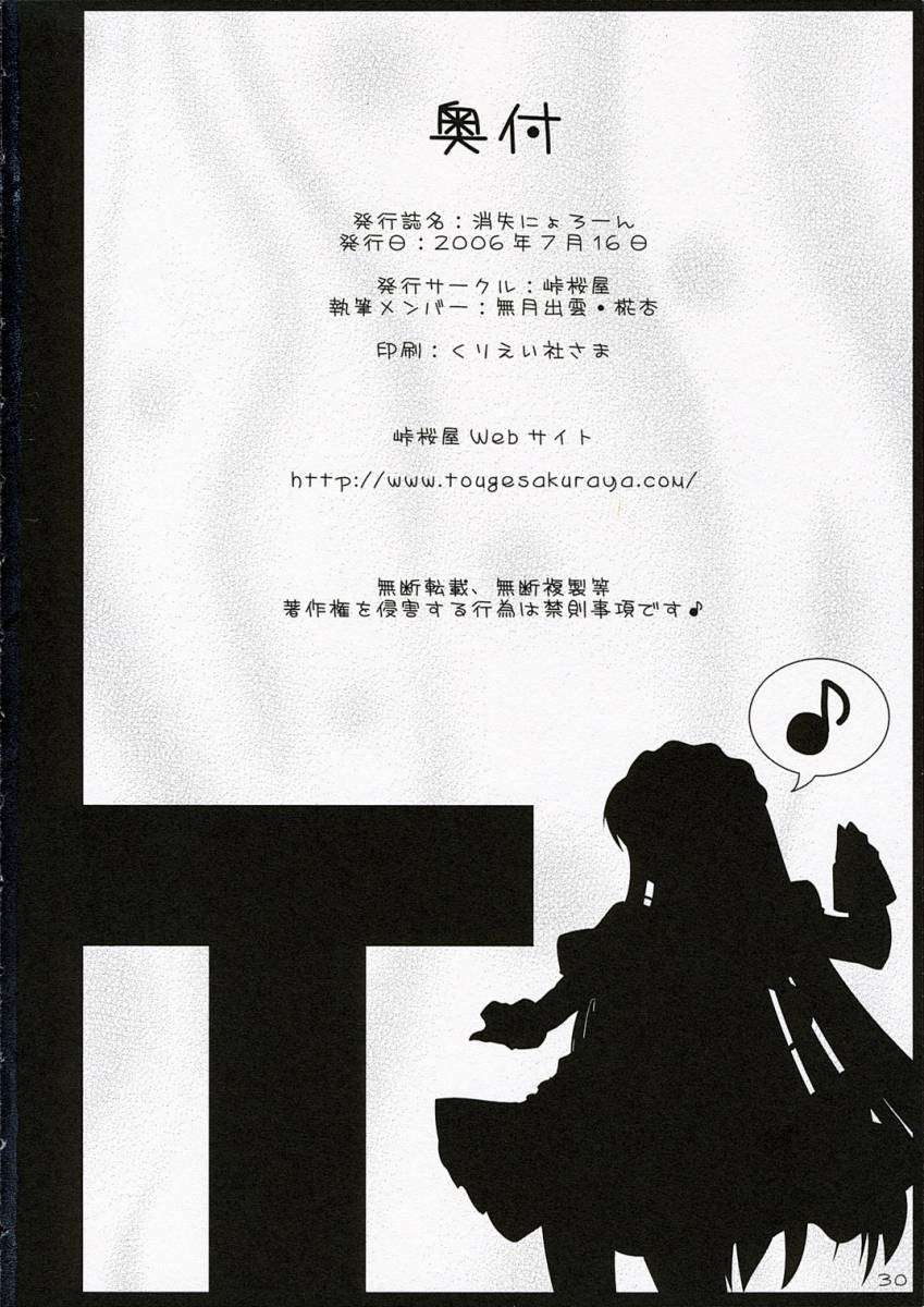 消失にょろーん 29ページ