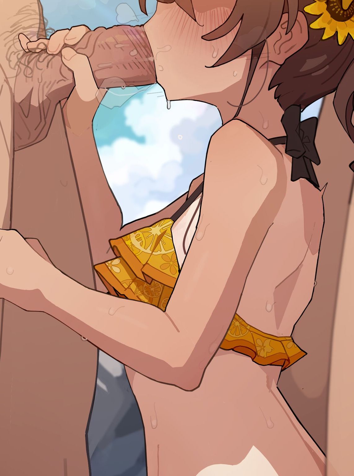 夏色まつり 顔&乳出し差分
