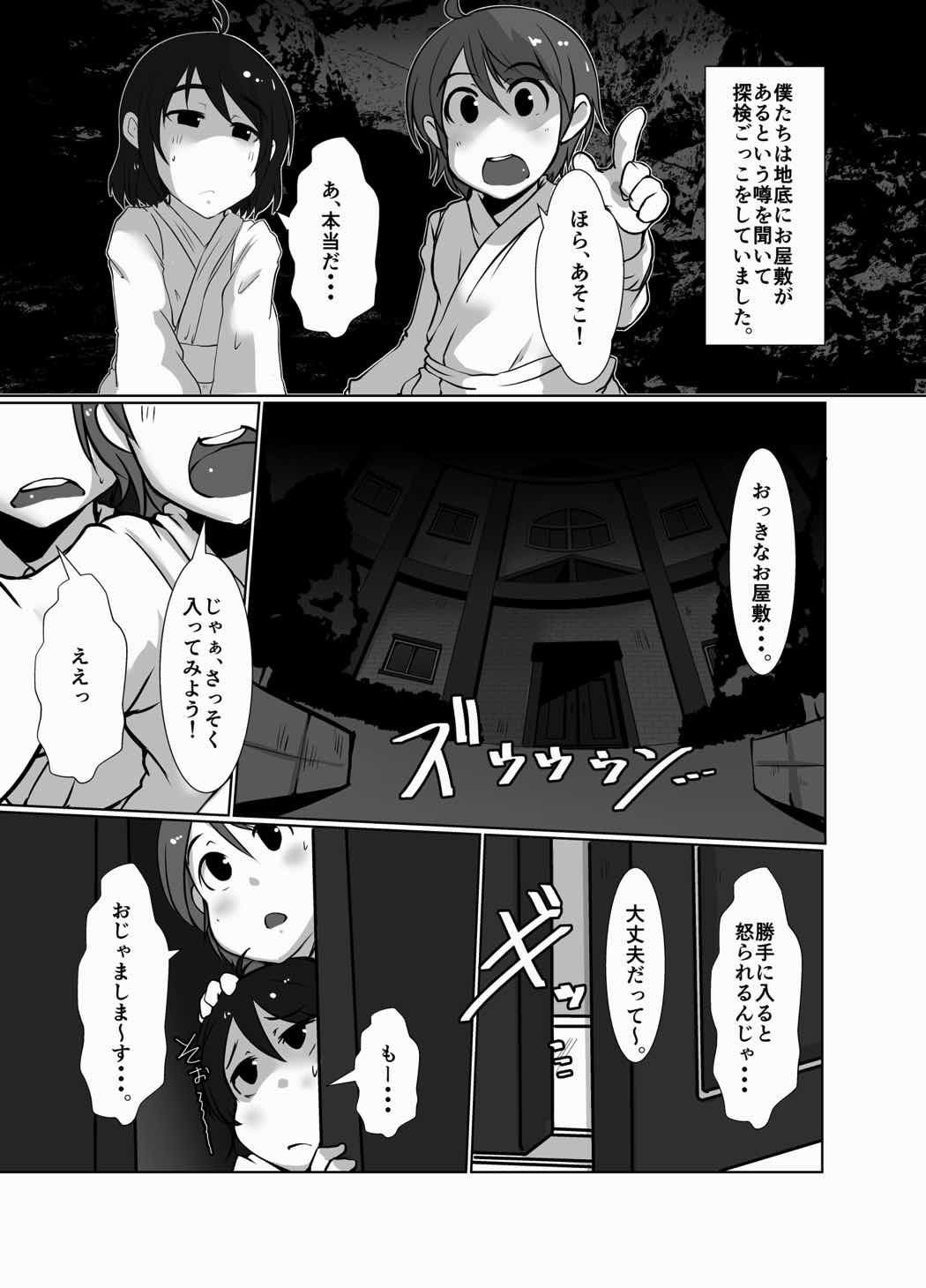幻想郷のおばさんち 見知らぬおばさん、さとり 3ページ