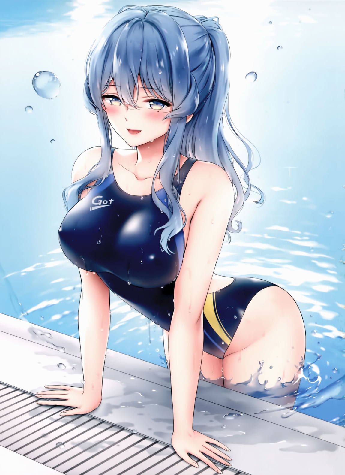 ゴトちゃんとプールサイドで 2ページ