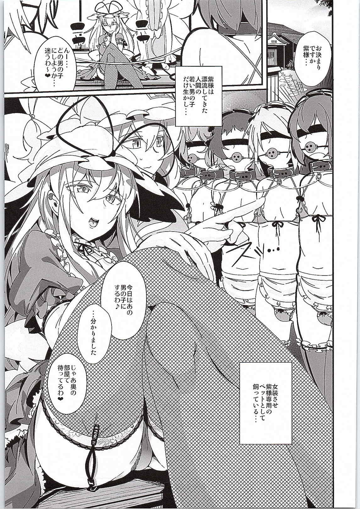 八雲紫とショタオモチャ 2ページ