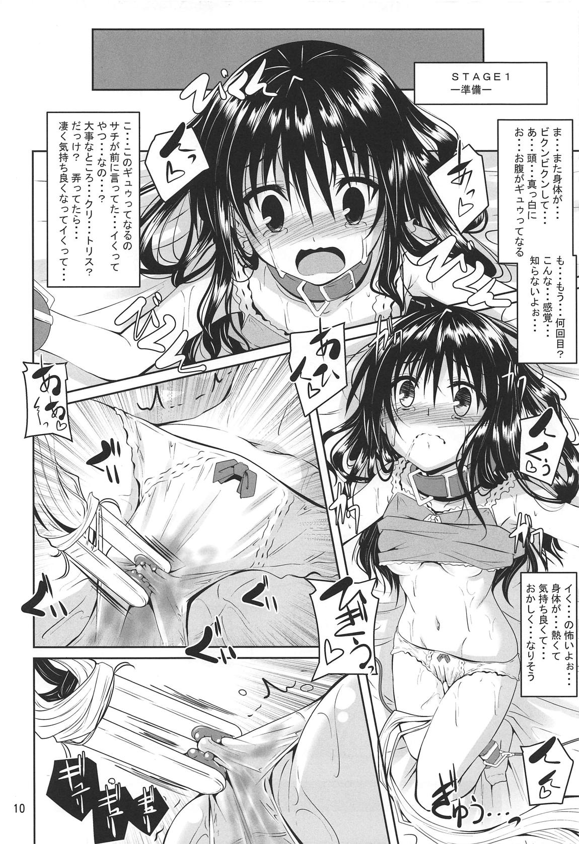 拘束された美柑が調教ゲームクリアを頑張る話 9ページ