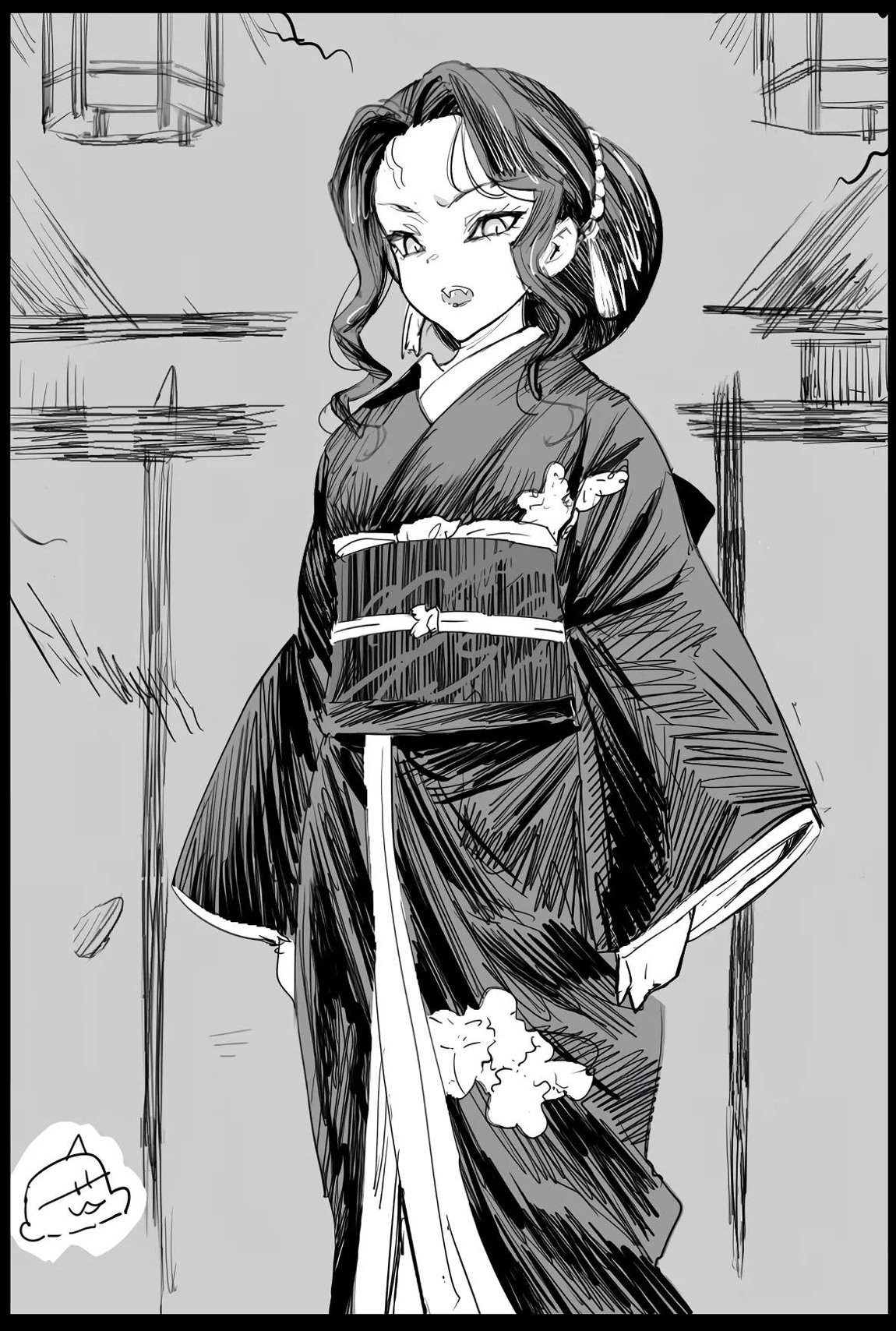 Onna Muzan-sama ni Shaburaretai 1ページ