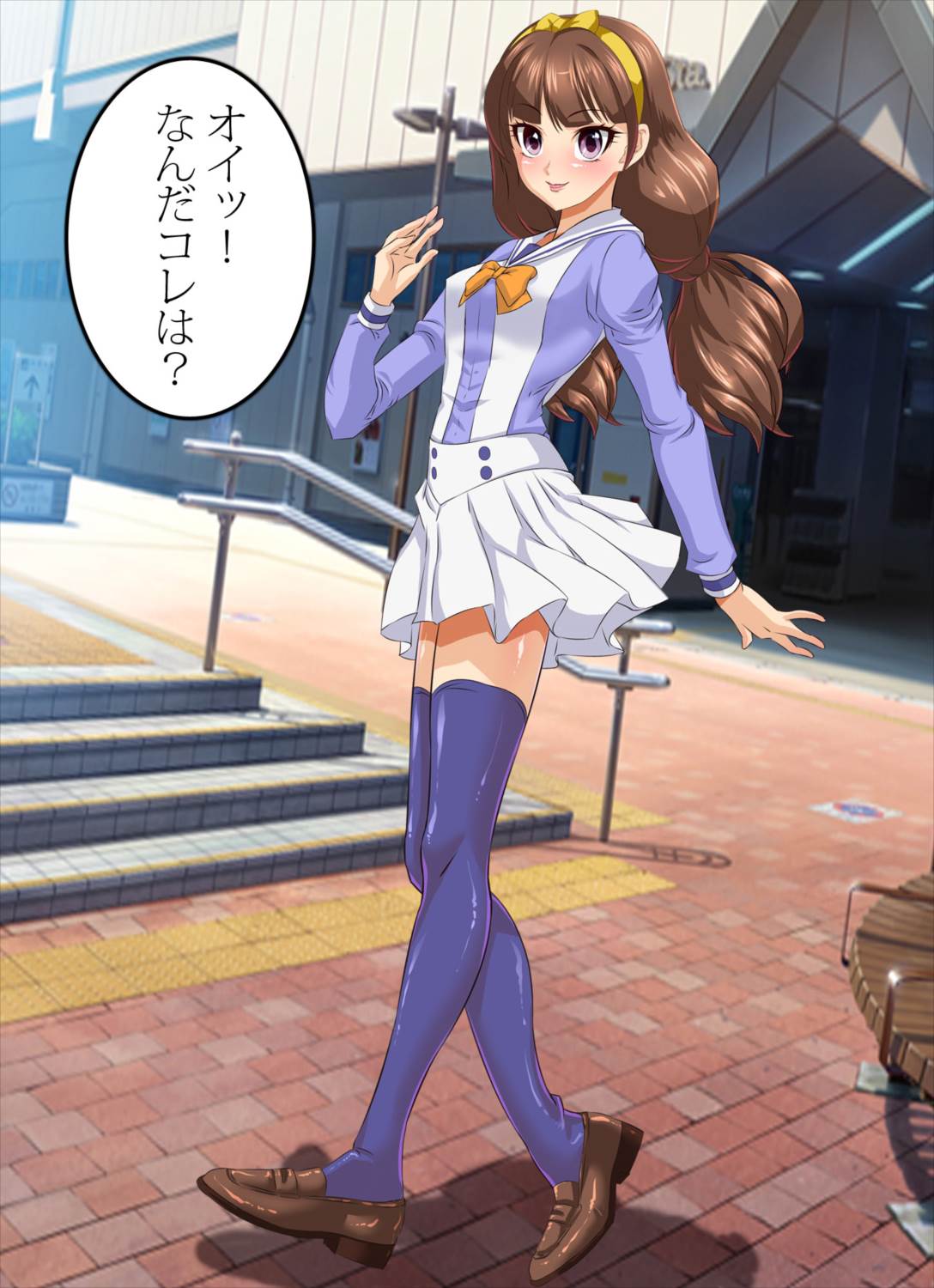 快楽堕ち!牝豚JKプリキ○ア悲惨キ○アト○インクル~きららの恥辱に汚れたステージショー!~ 2ページ