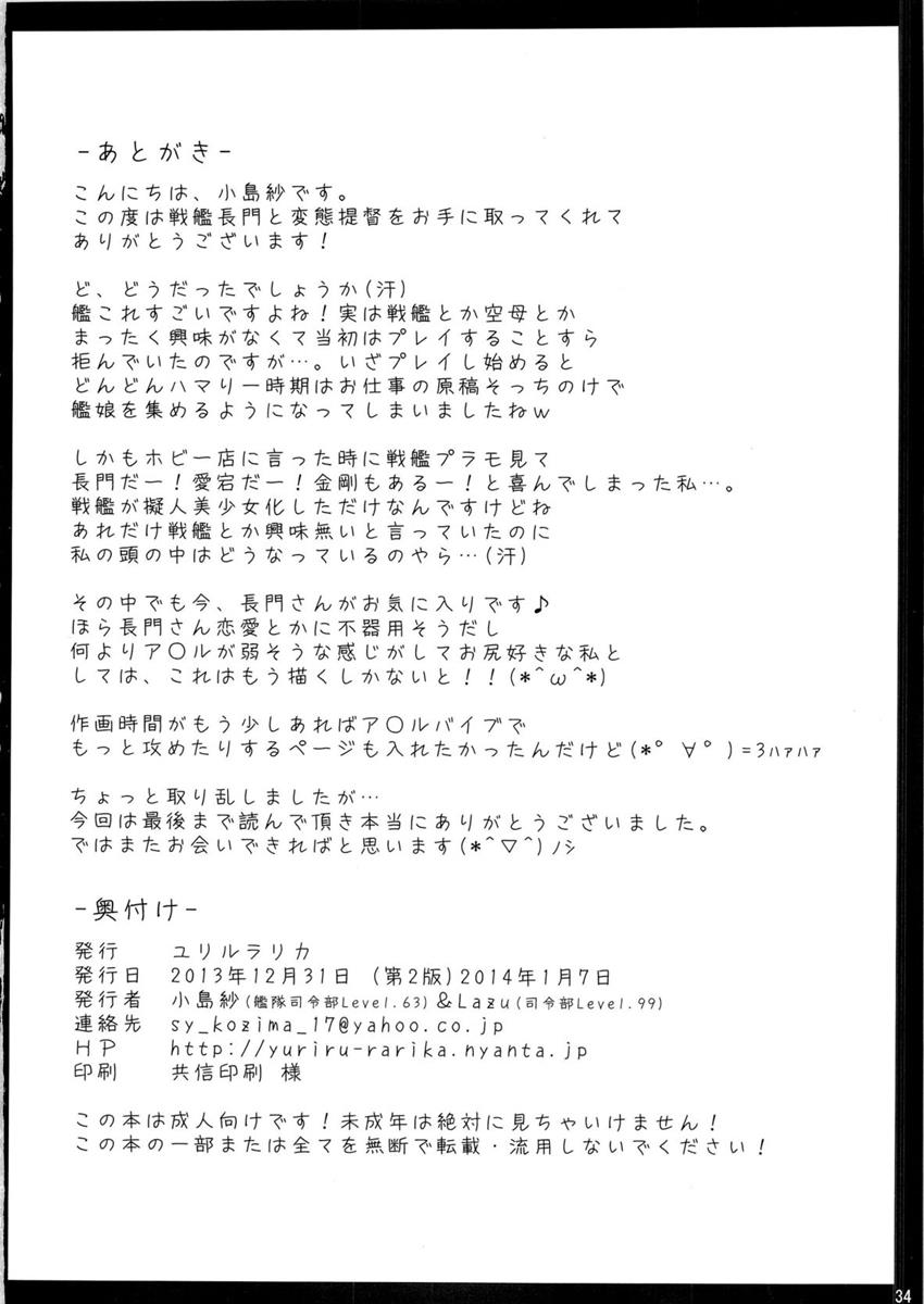 戦艦長門と変態提督 33ページ