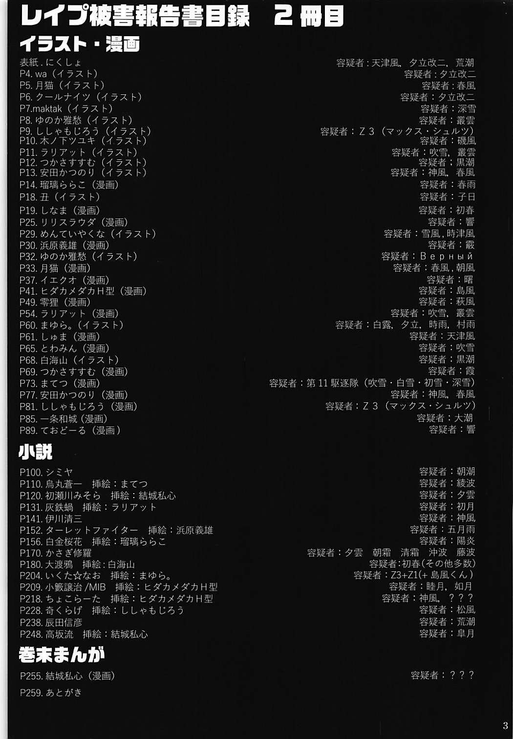 駆逐艦逆レイプ合同2 再犯 2ページ