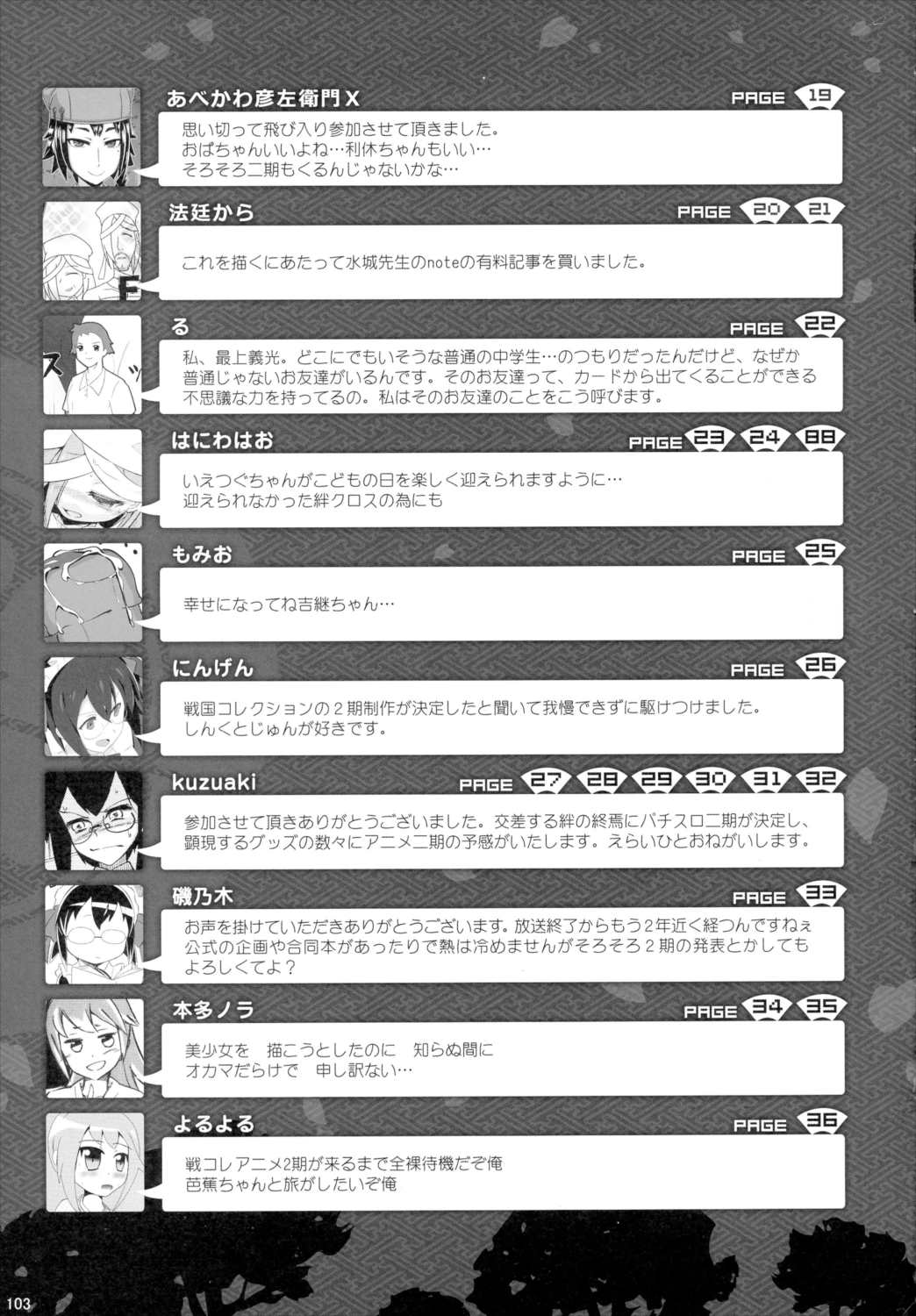 戦国コレクション合同本 コレクションズ 102ページ
