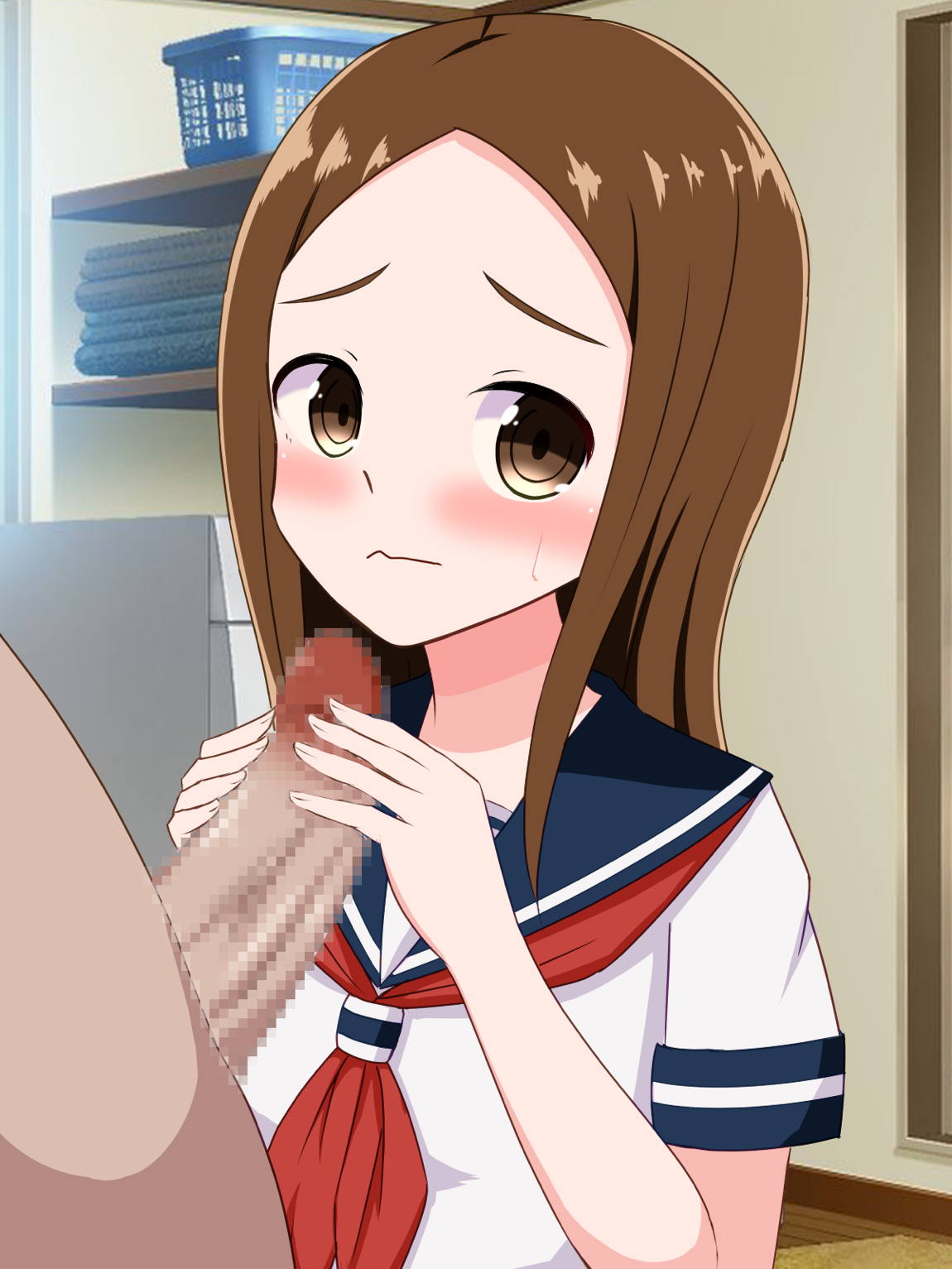 からかい上手のおじさんに、エッチな勝負をさせられちゃう高木さん 70ページ