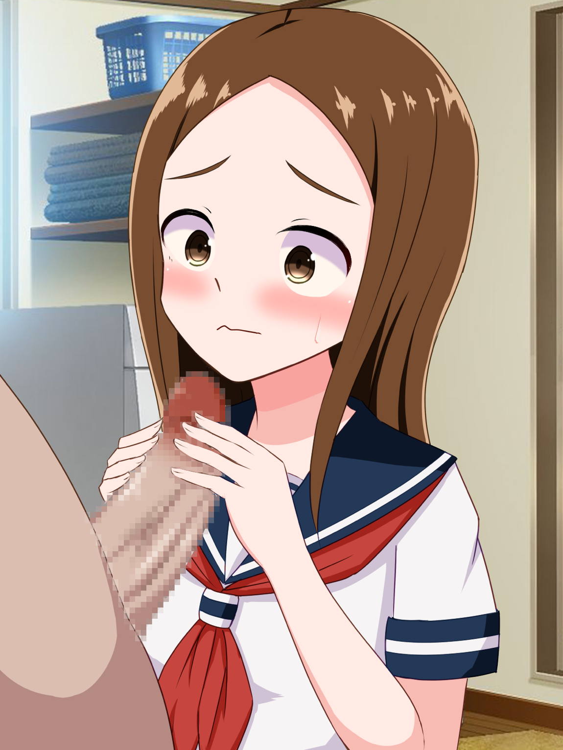 からかい上手のおじさんに、エッチな勝負をさせられちゃう高木さん 71ページ