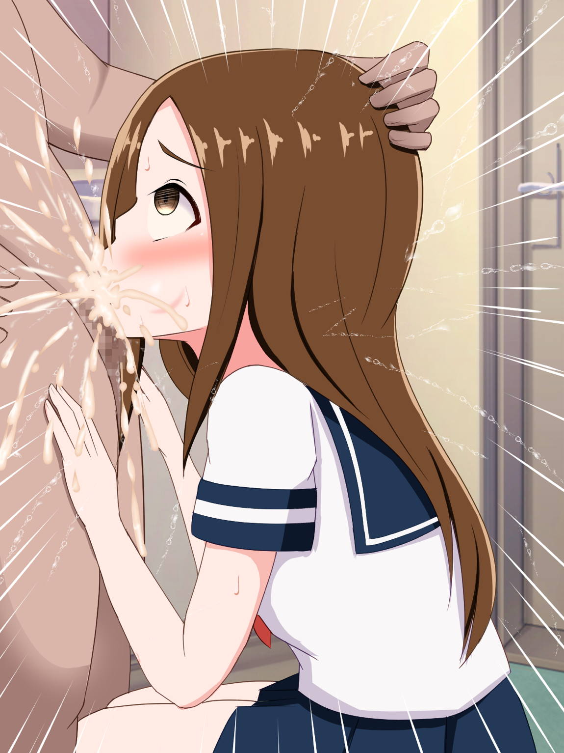 からかい上手のおじさんに、エッチな勝負をさせられちゃう高木さん 77ページ