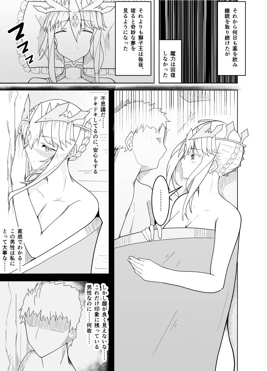 敗北した獅子王への調教 11ページ