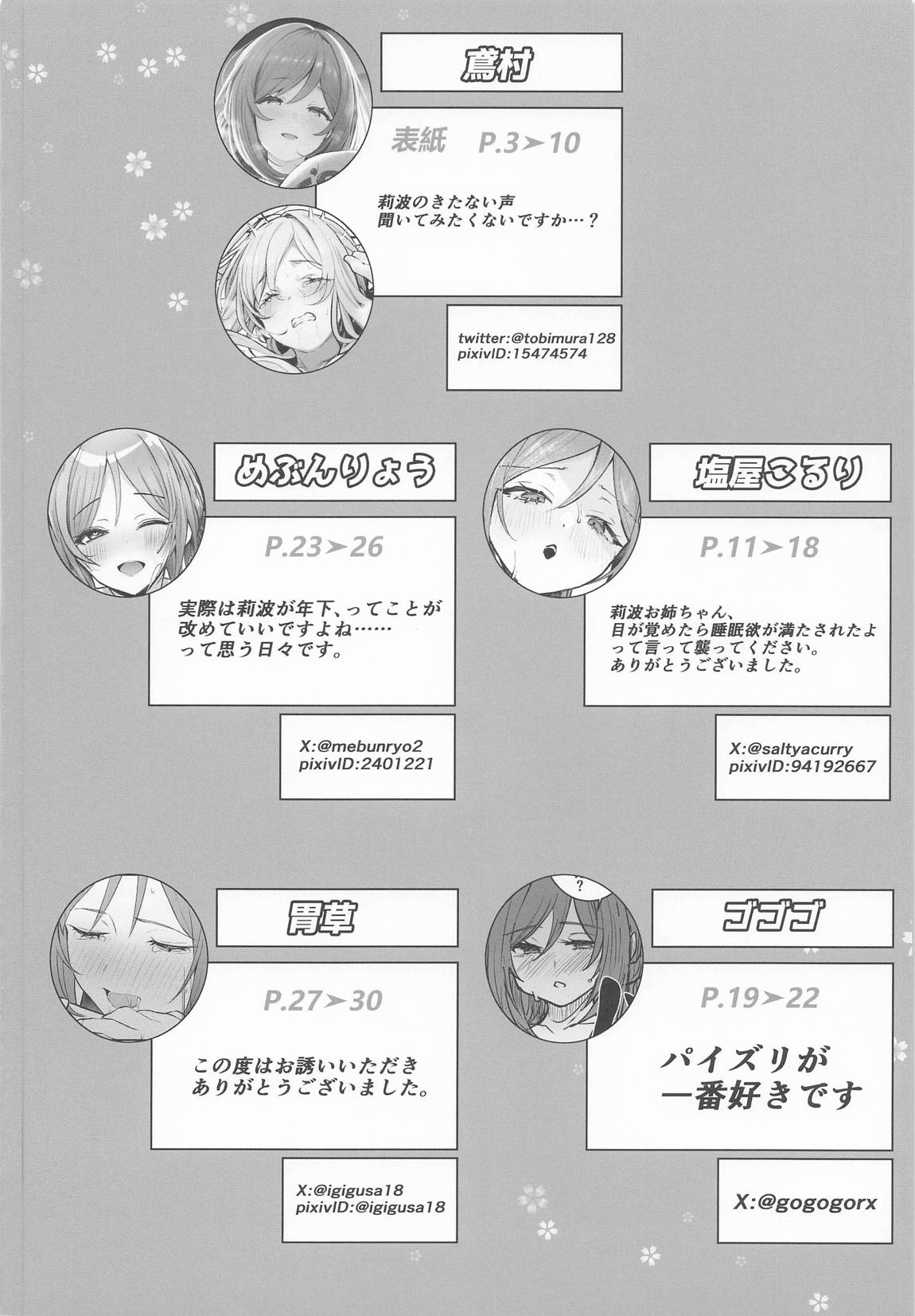 姫崎莉波ドスケベ合同誌『Hamidasy trick』 57ページ