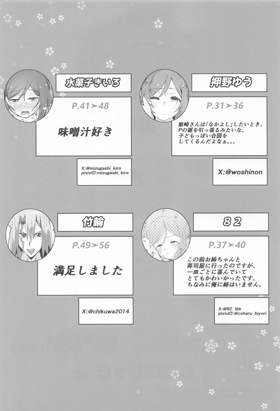 姫崎莉波ドスケベ合同誌『Hamidasy trick』 58ページ