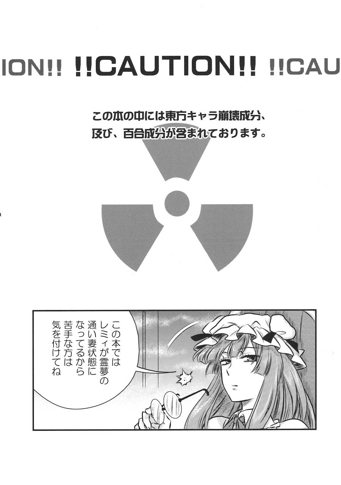 博麗神社に紅い奴 4ページ