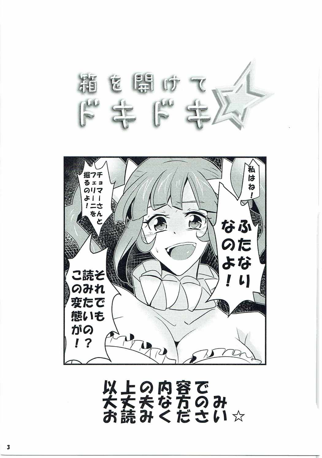 箱を開けてドキドキ☆ 2ページ
