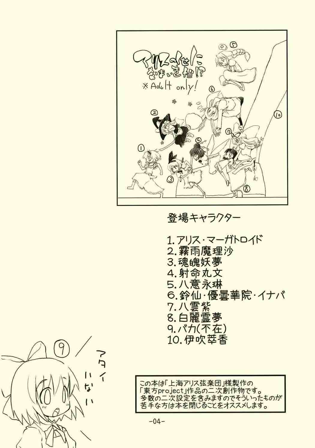 アリスのくせになまいきだ!？ 3ページ