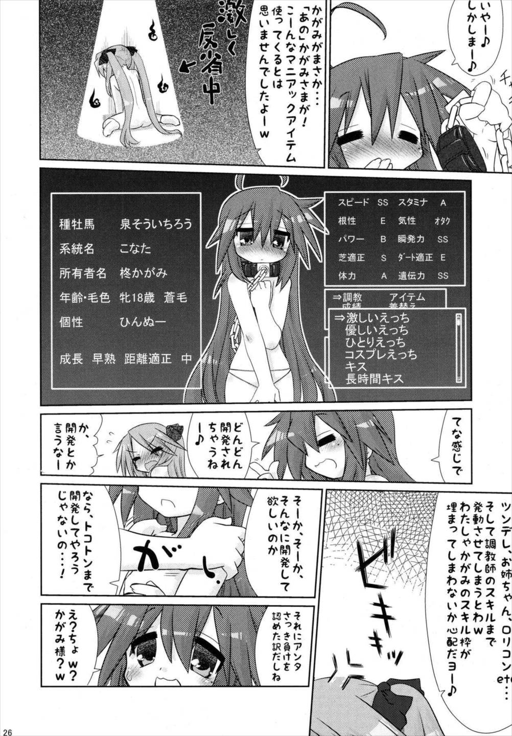 いじわるかがみ。いじられこなた。 25ページ