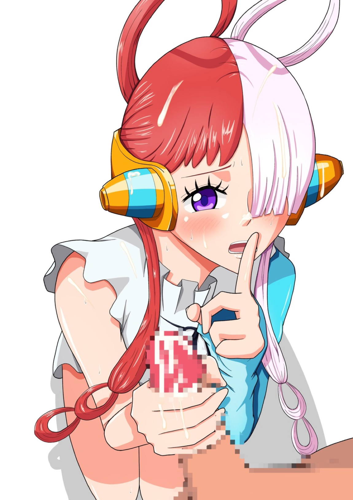 世界のウタ姫にこっそり手コキで抜いてもらう。 13ページ