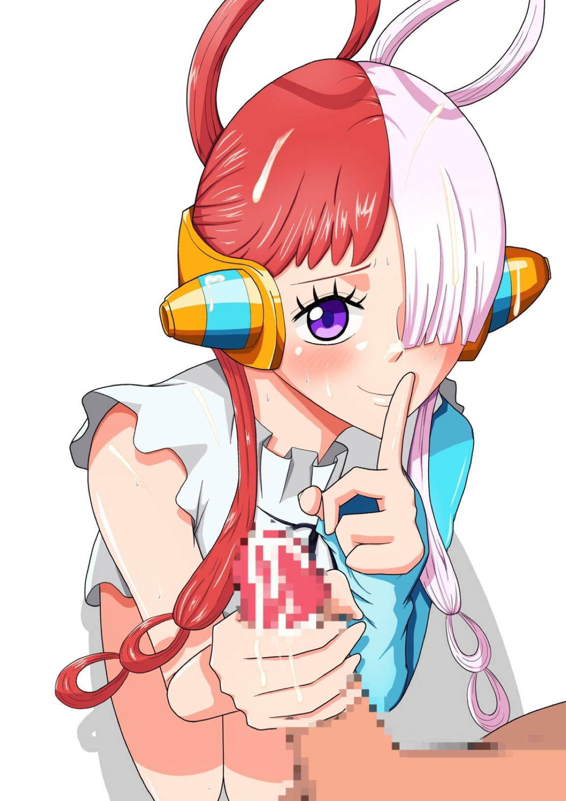 世界のウタ姫にこっそり手コキで抜いてもらう。 15ページ