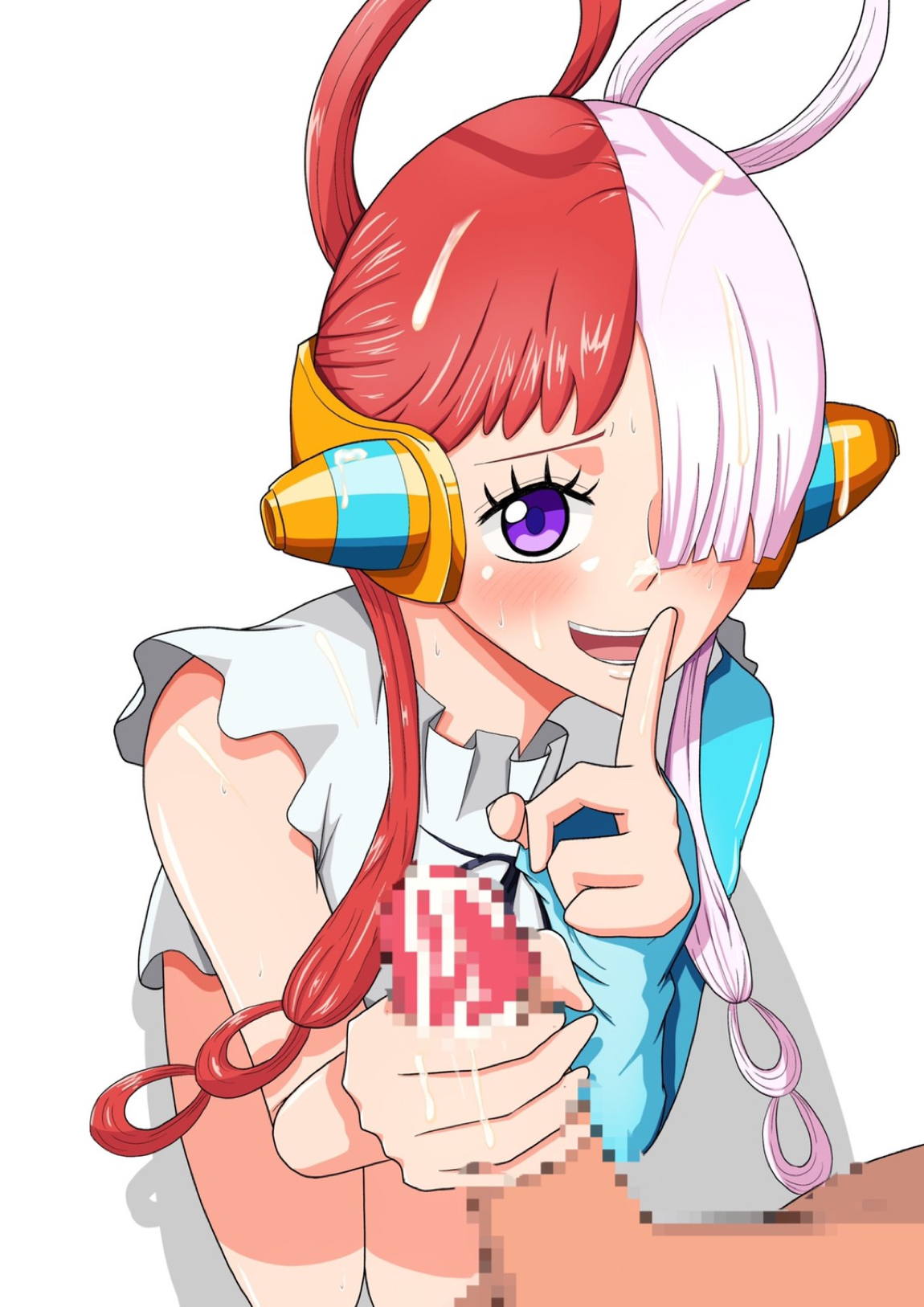 世界のウタ姫にこっそり手コキで抜いてもらう。 16ページ