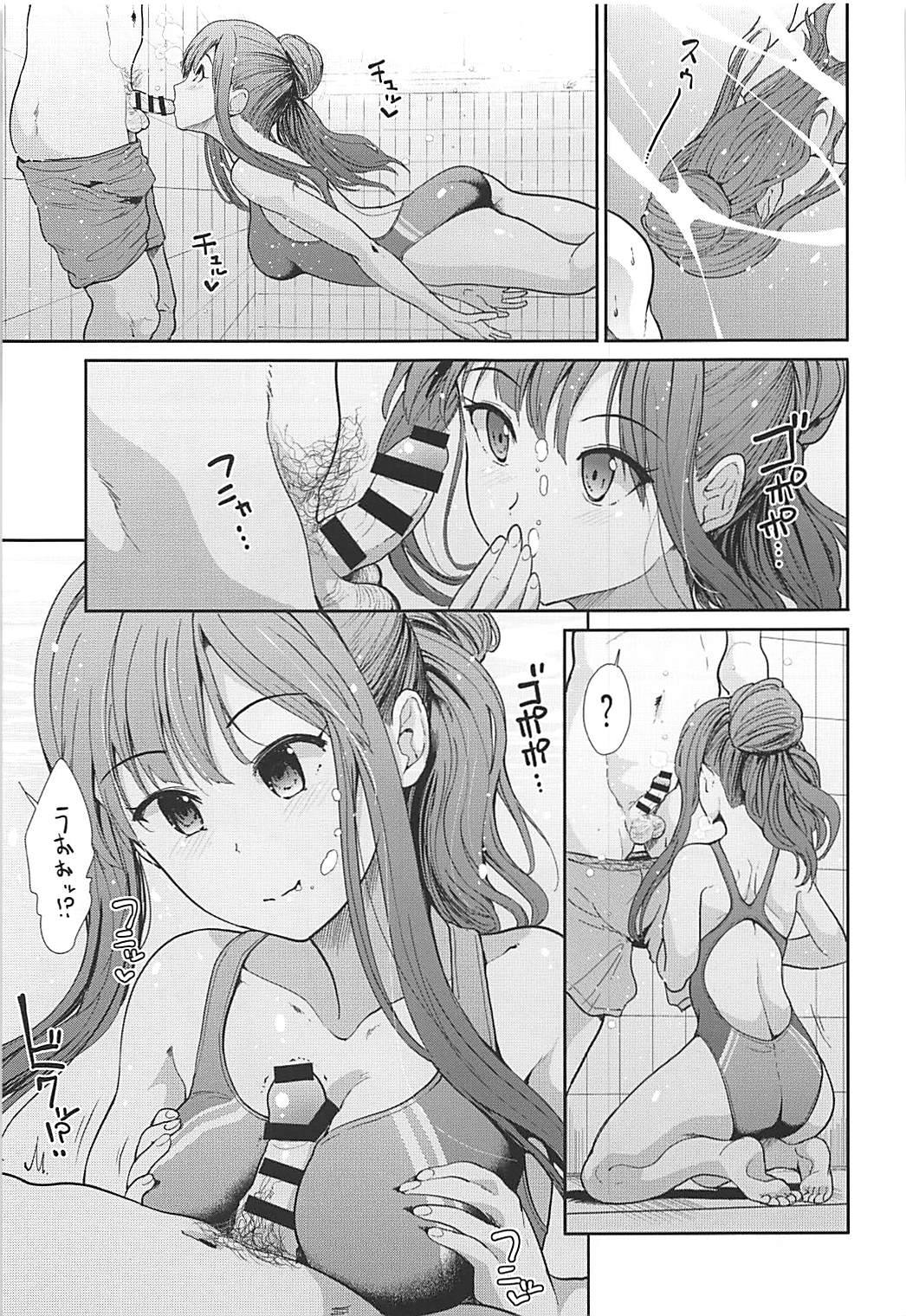 清楚アイドルと水着性交 6ページ