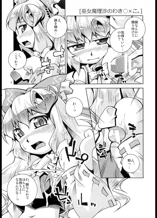 魔理沙と6つの○×コ 3ページ