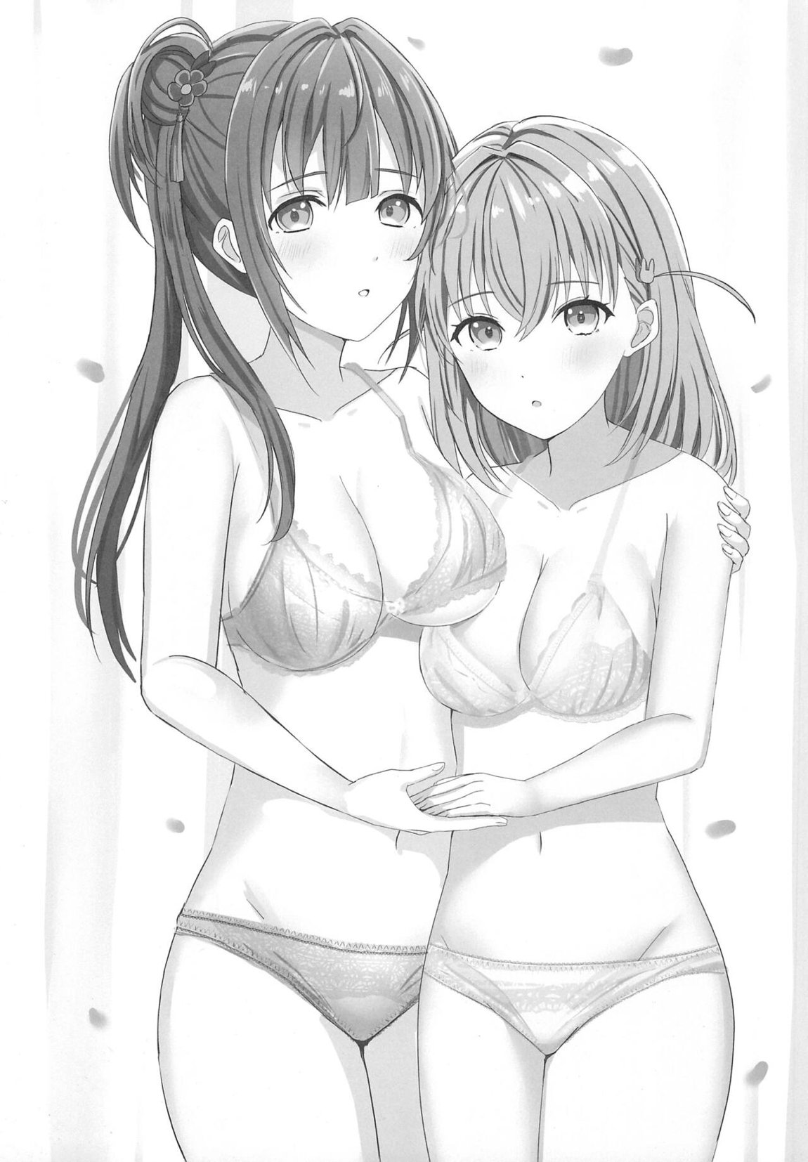 梢と花帆の初夜 2ページ